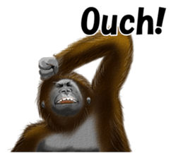 cool gorilla sticker #8472983