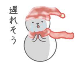 Winter Cat Sticker sticker #8473186