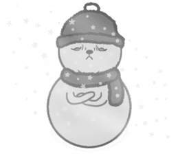 Winter Cat Sticker sticker #8473199