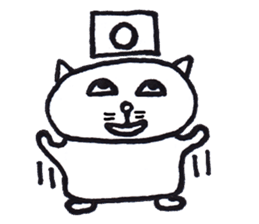 Nantaka's cat sticker sticker #8473318