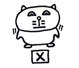 Nantaka's cat sticker sticker #8473319