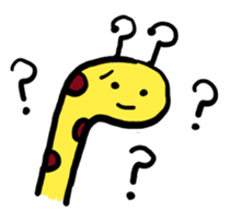 The great giraffe. sticker #8473361