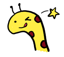 The great giraffe. sticker #8473375