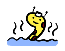 The great giraffe. sticker #8473384