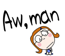 Presbyopia Mom Sticker2 - English ver. - sticker #8473467