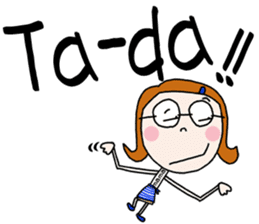 Presbyopia Mom Sticker2 - English ver. - sticker #8473468