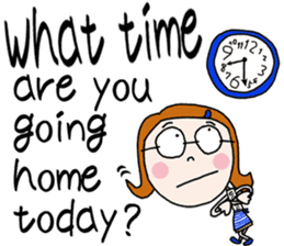 Presbyopia Mom Sticker2 - English ver. - sticker #8473470