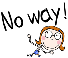 Presbyopia Mom Sticker2 - English ver. - sticker #8473472