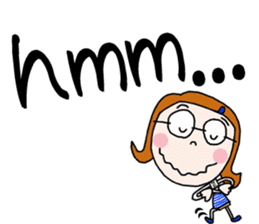 Presbyopia Mom Sticker2 - English ver. - sticker #8473473