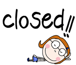 Presbyopia Mom Sticker2 - English ver. - sticker #8473474