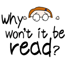 Presbyopia Mom Sticker2 - English ver. - sticker #8473486