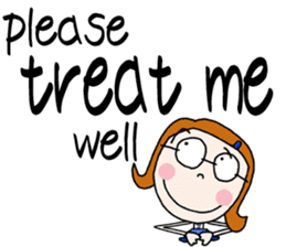 Presbyopia Mom Sticker2 - English ver. - sticker #8473488