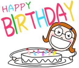 Presbyopia Mom Sticker2 - English ver. - sticker #8473494