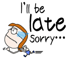 Presbyopia Mom Sticker2 - English ver. - sticker #8473495