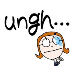 Presbyopia Mom Sticker2 - English ver. - sticker #8473497