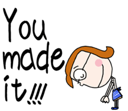 Presbyopia Mom Sticker2 - English ver. - sticker #8473498