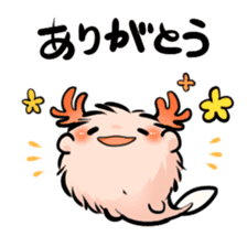 Fur Axolotl sticker #8473548