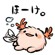 Fur Axolotl sticker #8473553