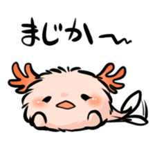 Fur Axolotl sticker #8473556
