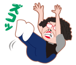 Cheerful madam Sadako sticker #8473782