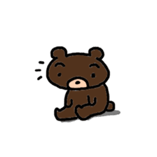 bear and kid sticker sticker #8473946