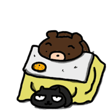 bear and kid sticker sticker #8473964