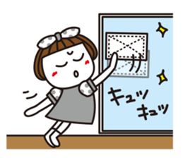 Bangs short girl Tomeko vol3 sticker #8474193