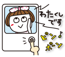 Bangs short girl Tomeko vol3 sticker #8474194
