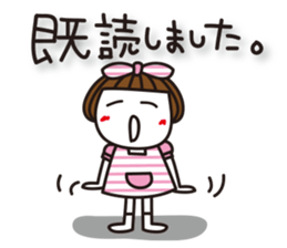 Bangs short girl Tomeko vol3 sticker #8474200
