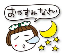 Bangs short girl Tomeko vol3 sticker #8474219