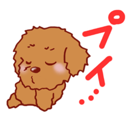 Sticker of the Toy Poodle.2 sticker #8474350