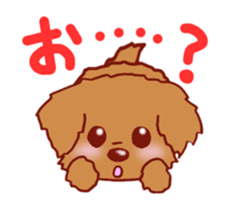 Sticker of the Toy Poodle.2 sticker #8474355