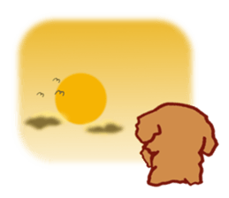 Sticker of the Toy Poodle.2 sticker #8474361