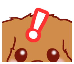 Sticker of the Toy Poodle.2 sticker #8474363