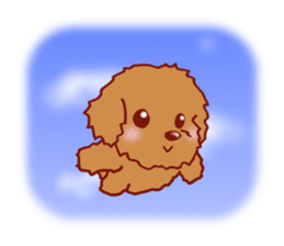 Sticker of the Toy Poodle.2 sticker #8474380