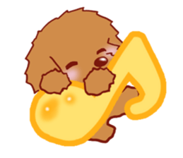 Sticker of the Toy Poodle.2 sticker #8474385