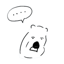 Cute Polar Bear Sticker sticker #8474661