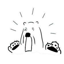 Cute Polar Bear Sticker sticker #8474662