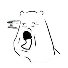 Cute Polar Bear Sticker sticker #8474664