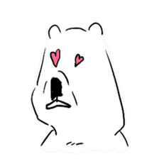 Cute Polar Bear Sticker sticker #8474665