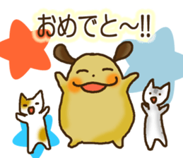 Dog such as potato sticker #8475392