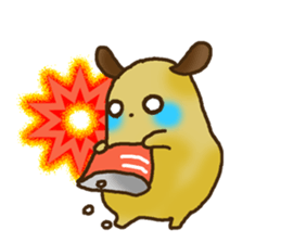 Dog such as potato sticker #8475396