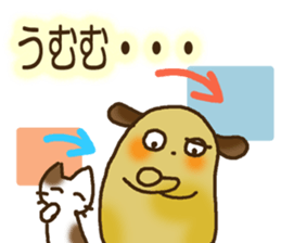 Dog such as potato sticker #8475401