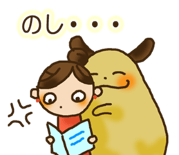 Dog such as potato sticker #8475408