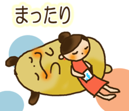 Dog such as potato sticker #8475422