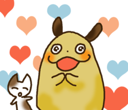 Dog such as potato sticker #8475423