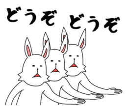 funny rabbit funny sticker #8475553