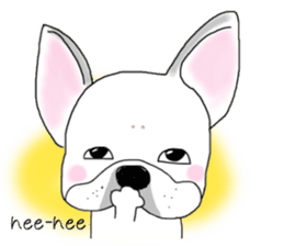 French bulldog Ume 1 English ver. sticker #8475938