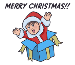 little santa clauses sticker #8476346