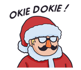 little santa clauses sticker #8476366